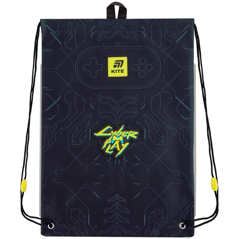 Школьный рюкзак KITE SET K25-556M-2 Cyber с пеналом и сумкой для обуви (995185) - фото 2