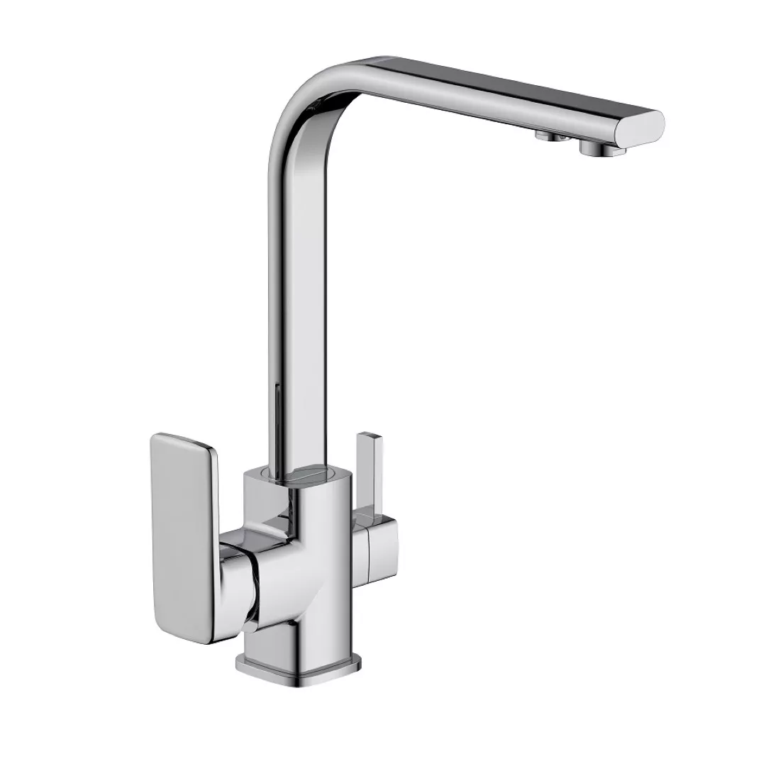 Змішувач для кухні Frap F4360 з підключенням фільтра питної води Хром (F4360)