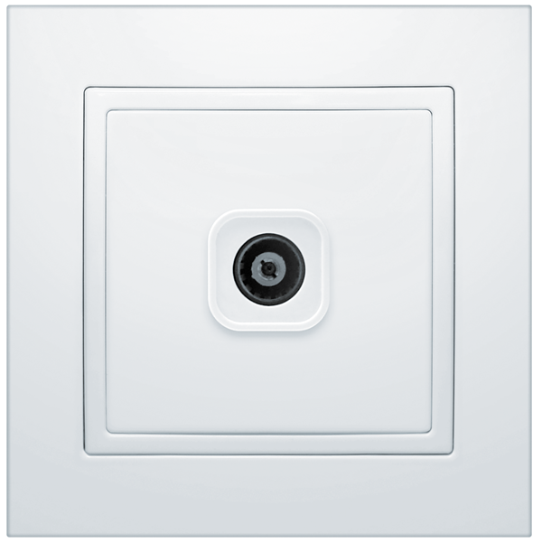 Розетка телевизионная MARSHEL ELEGANT RTV-381 White Розетка телевизионная MARSHEL ELEGANT RTV-381 White