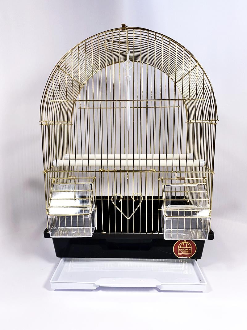 Клетка для птиц А100 30х23х39 см Gold (a100g) - фото 2 Клетка для птиц А100 30х23х39 см Gold (a100g) - фото 2
