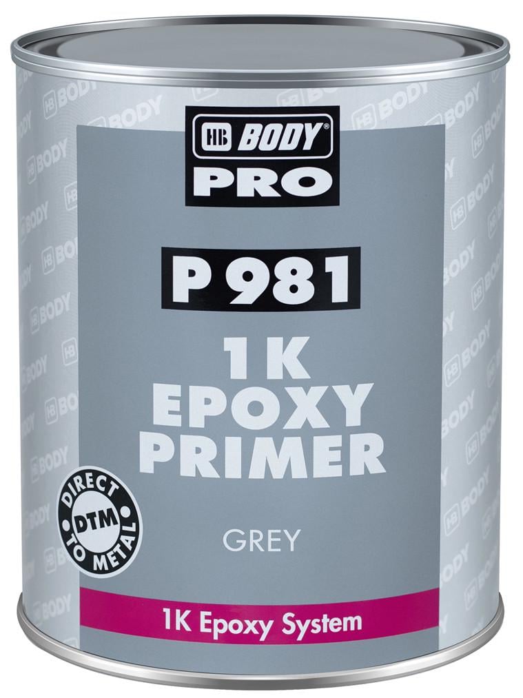 Эпоксидная почва однокомпонентная Body HB P981 1K Epoxy 1 л Серый