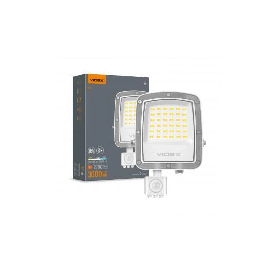 Прожектор Videx F5 30W LED с датчиком движения и освещенности (VL-F5-030CW-S) Прожектор Videx F5 30W LED с датчиком движения и освещенности (VL-F5-030CW-S)