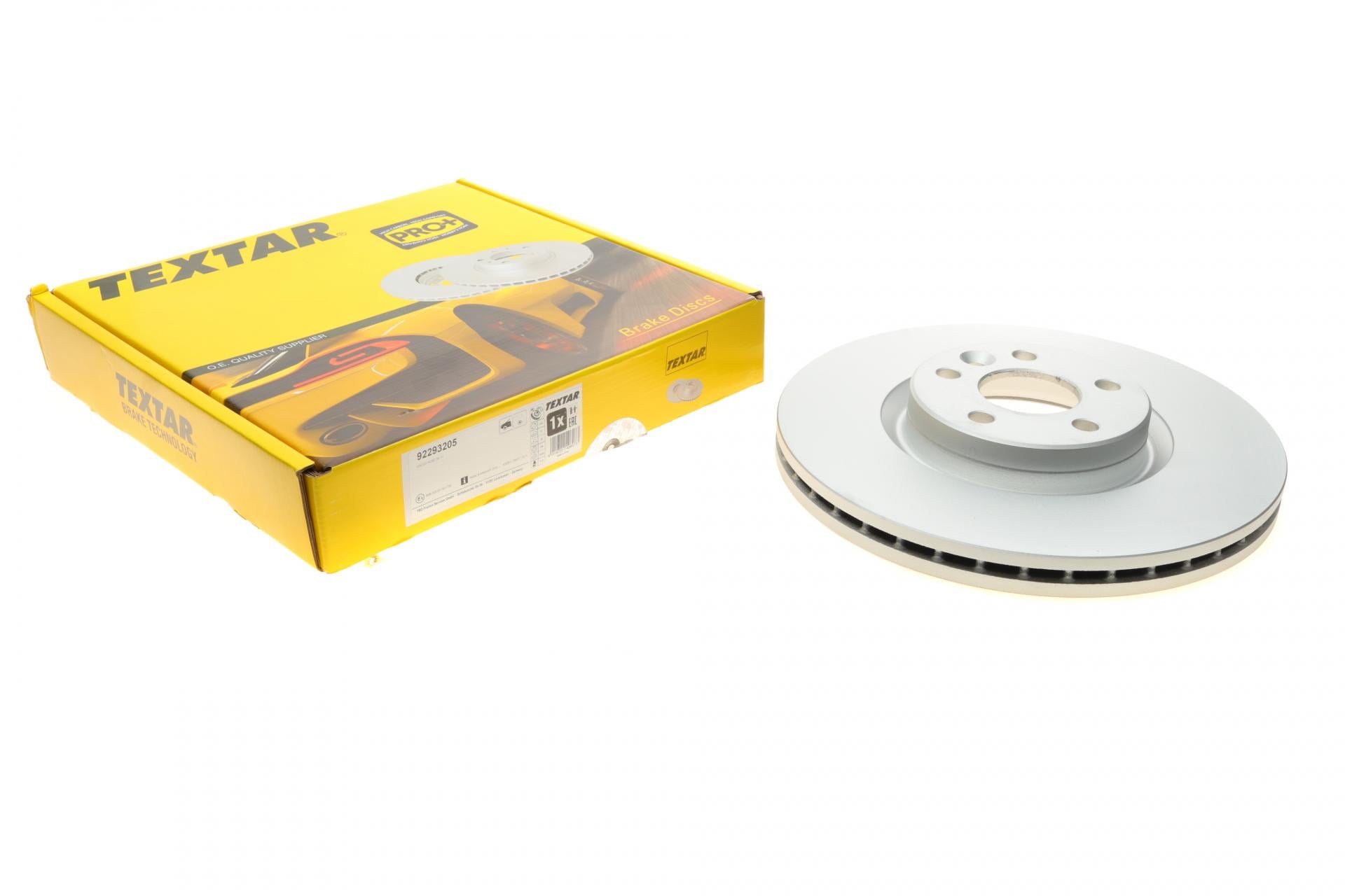 Диск тормозной передний TEXTAR PRO+ для Volvo XC 60 08-17 324x28 мм (92293205)/// Диск тормозной передний TEXTAR PRO+ для Volvo XC 60 08-17 324x28 мм (92293205)///