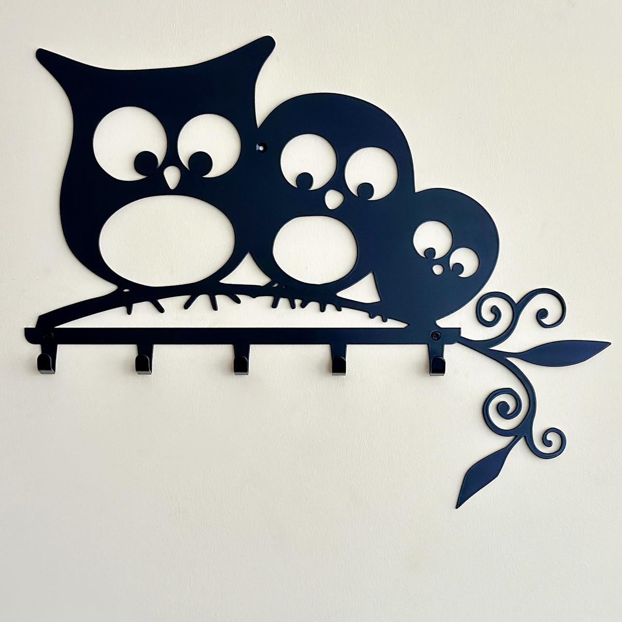 Ключница Совушки 5 крючков 25 см (32022524S)