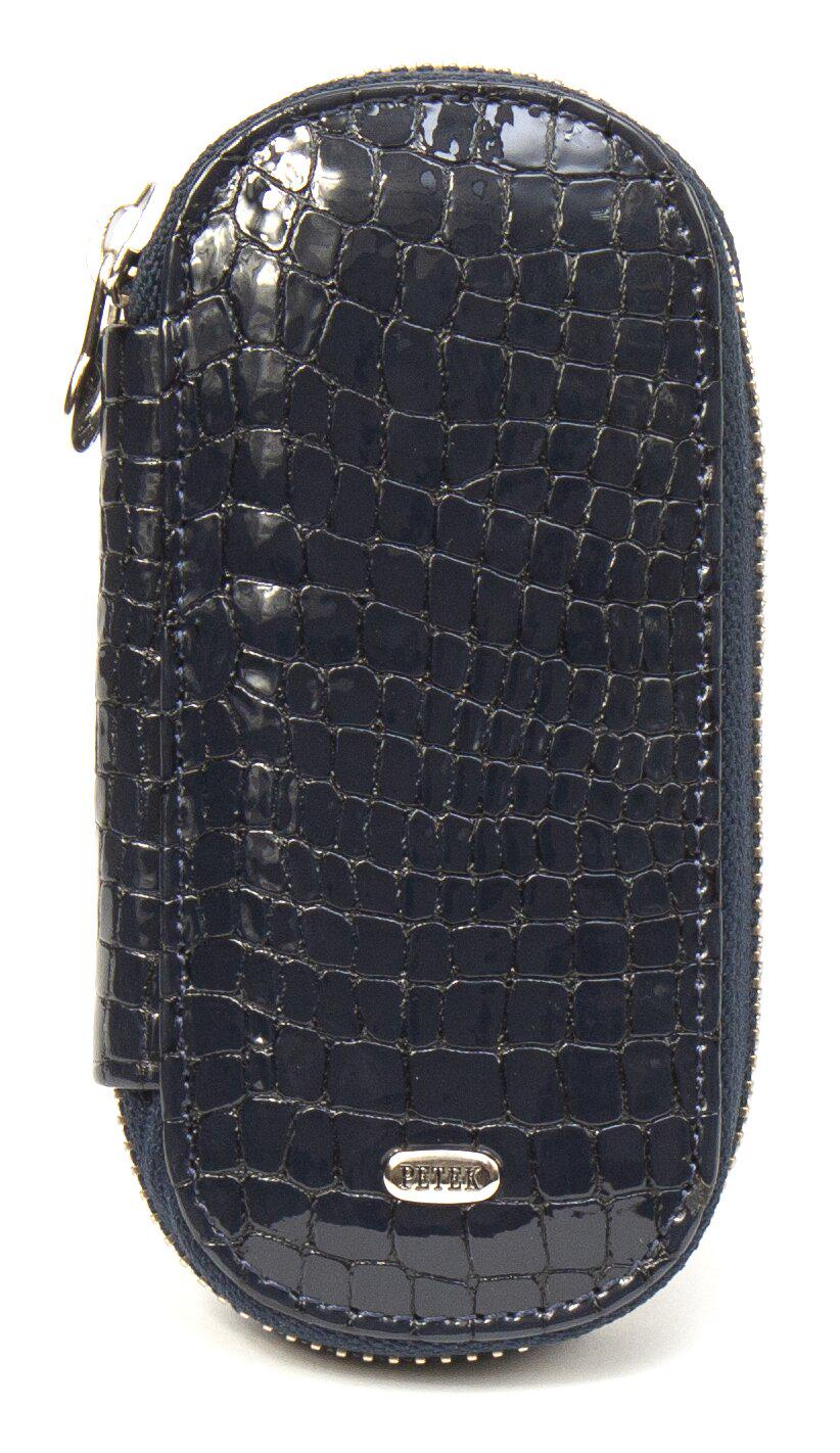 Ключница Petek 2531 кожаная Синий (2531-091-08)