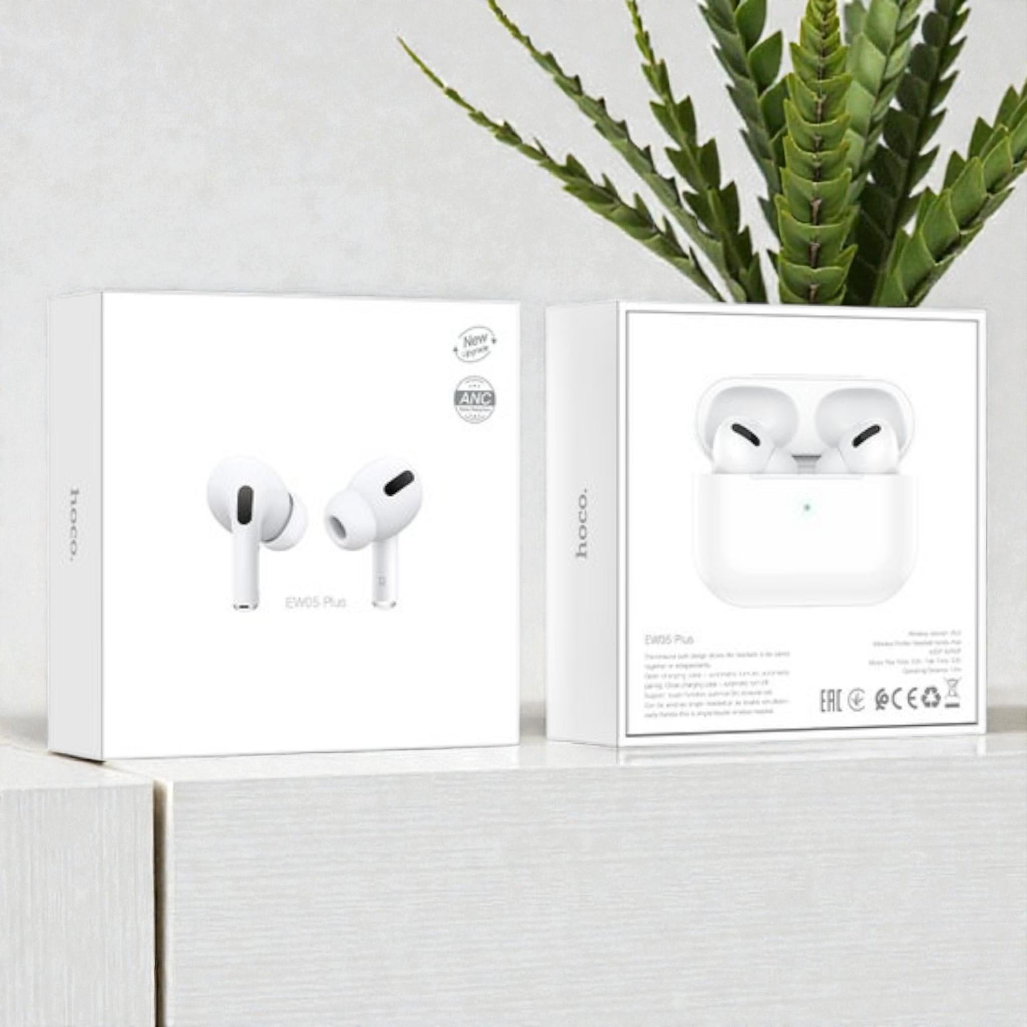 Навушники бездротові Hoco EW05White Plus Active noise cancelling true wireless BT headset (30666402) - фото 6
