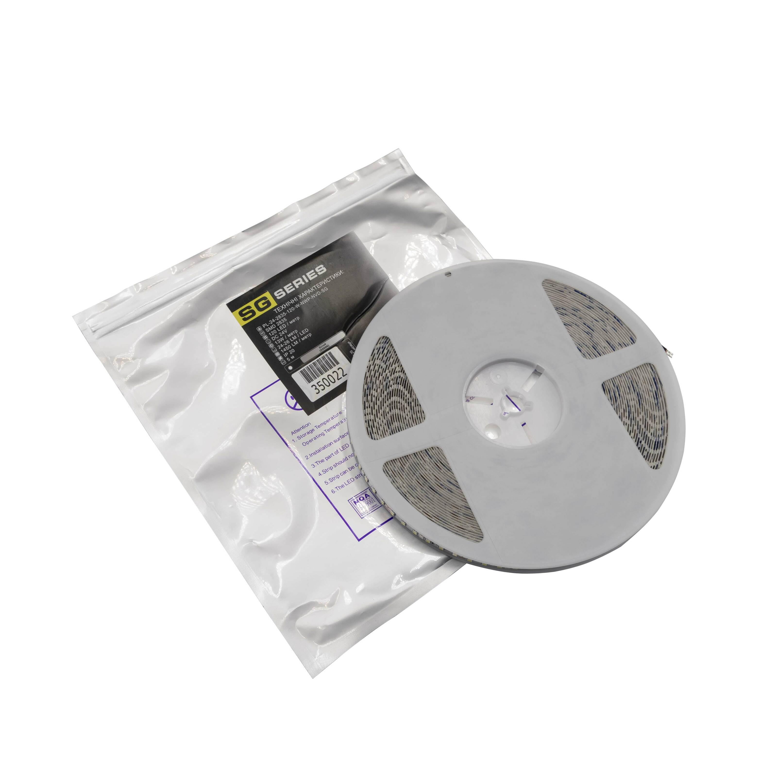 Светодиодная лента Prolum 2835/120 IP20 MAX 20M Series-SG 24V Белый (28522739) - фото 3