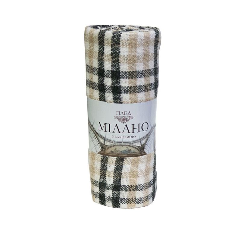 Плед шерстяной Vladi Milano Palermo №18S Buzok 130х170 Серый (2000025794)