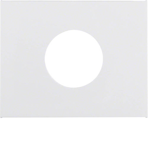 Панель лицевая Berker K.1 для нажимной кнопки и светового сигнала Е10 Полярная белизна (11657009)