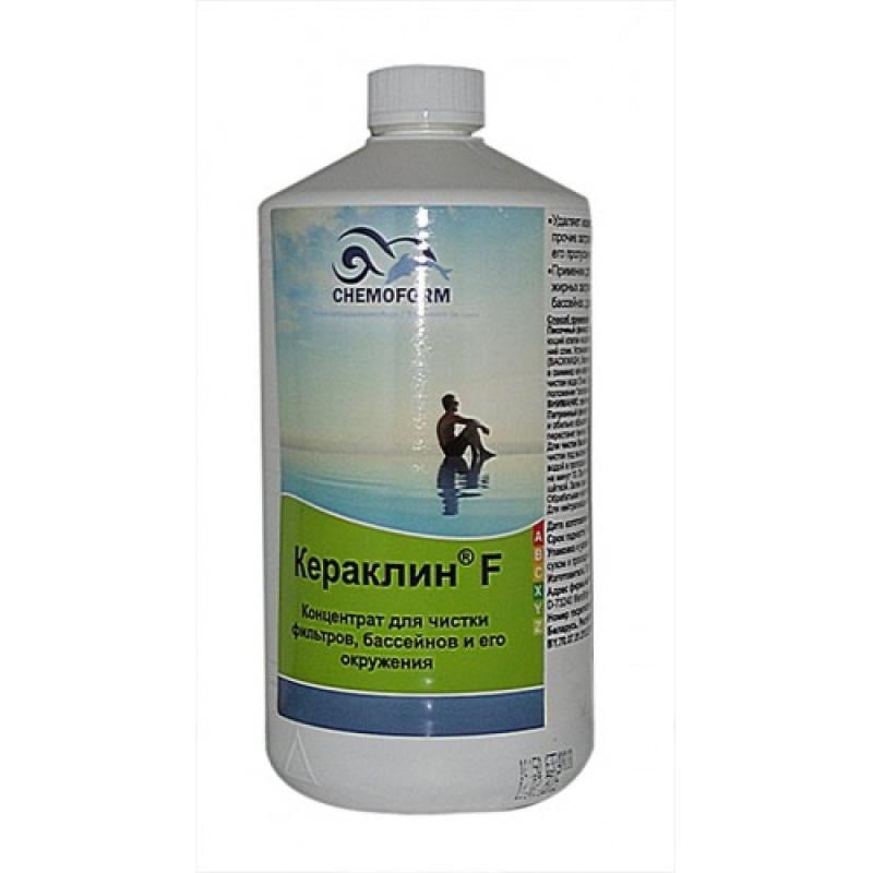 Очиститель для закрытых бассейнов Keraclin F жидкий кислотный высокоэффективный 1 л (1015001)