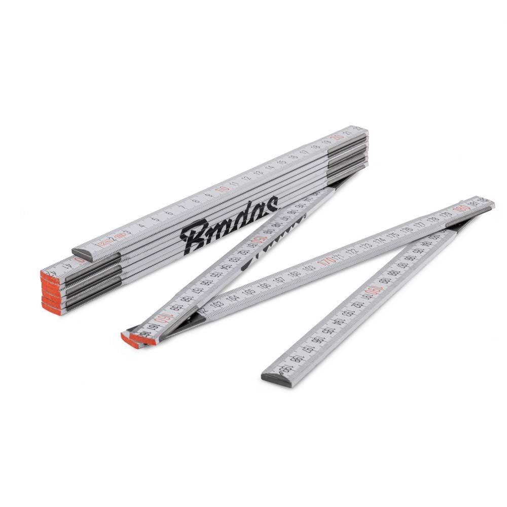 Линейка раскладная дерево 2 м пружина Белый DIY-MFW21WH/12BOX