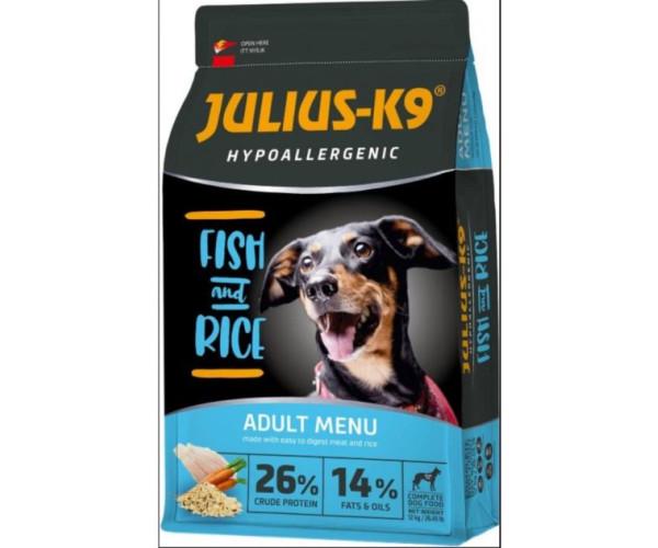 Корм сухий для дорослих собак Julius-К9 HighPremium Риба та рис гіпоалергенний 12 кг (47460) - фото 3