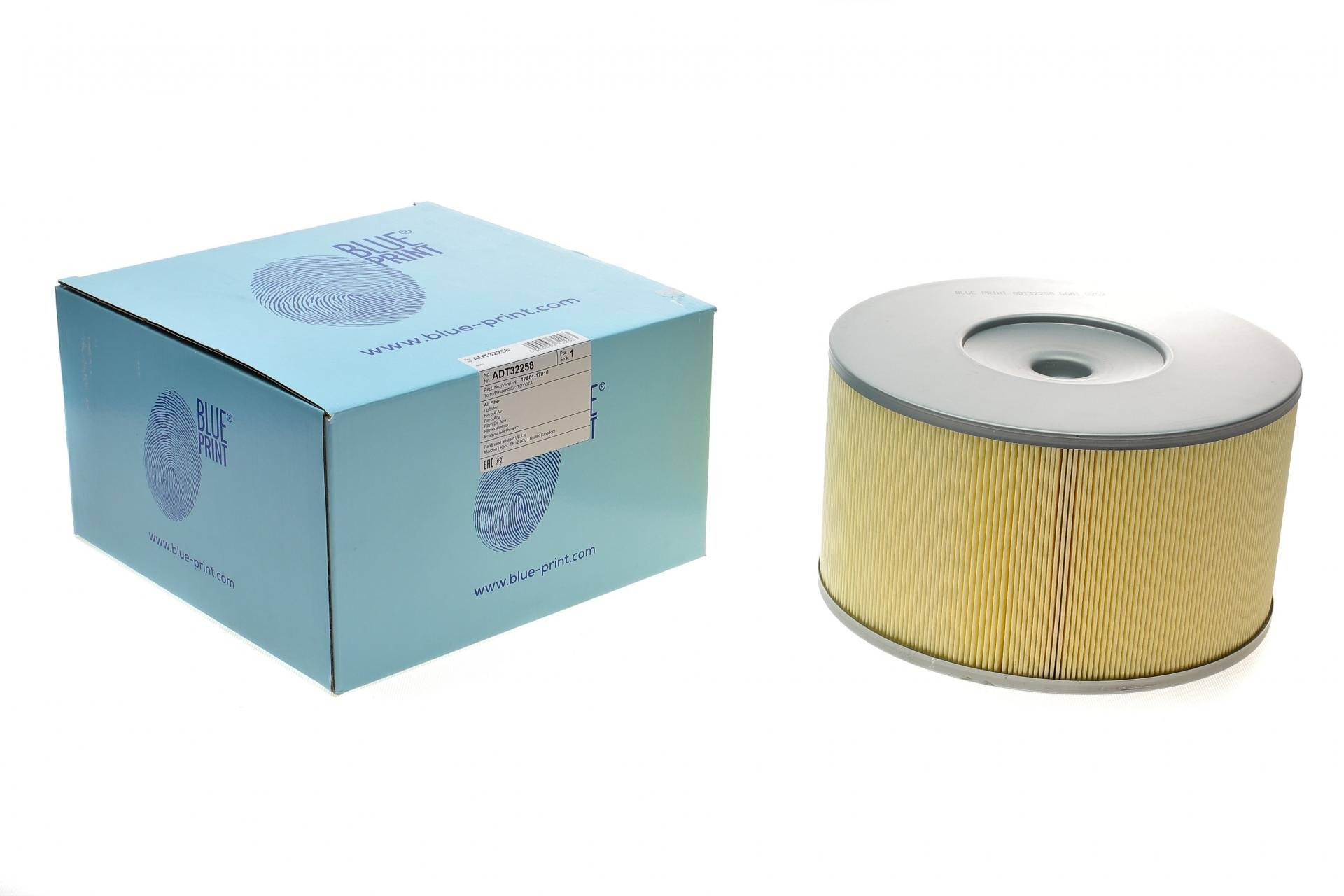 Фильтр воздушный BLUE PRINT для Toyota Land Cruiser 100 4,2TD 98-07 (ADT32258)