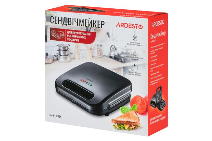 Сэндвичмейкер Ardesto SM-H110BSN - фото 5