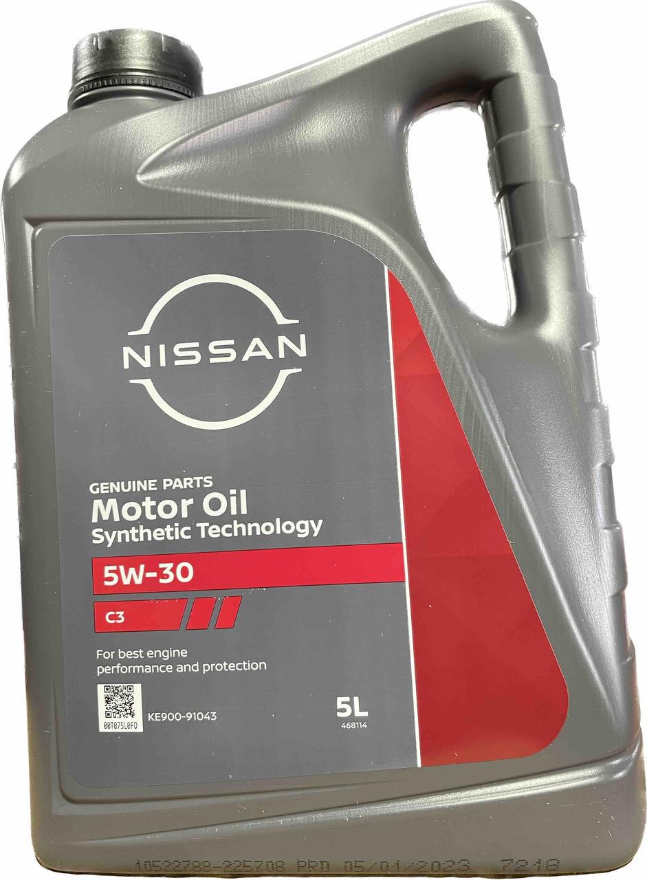 Моторное масло Nissan Motor Oil C3 5W-30 5 л (KE90091043)