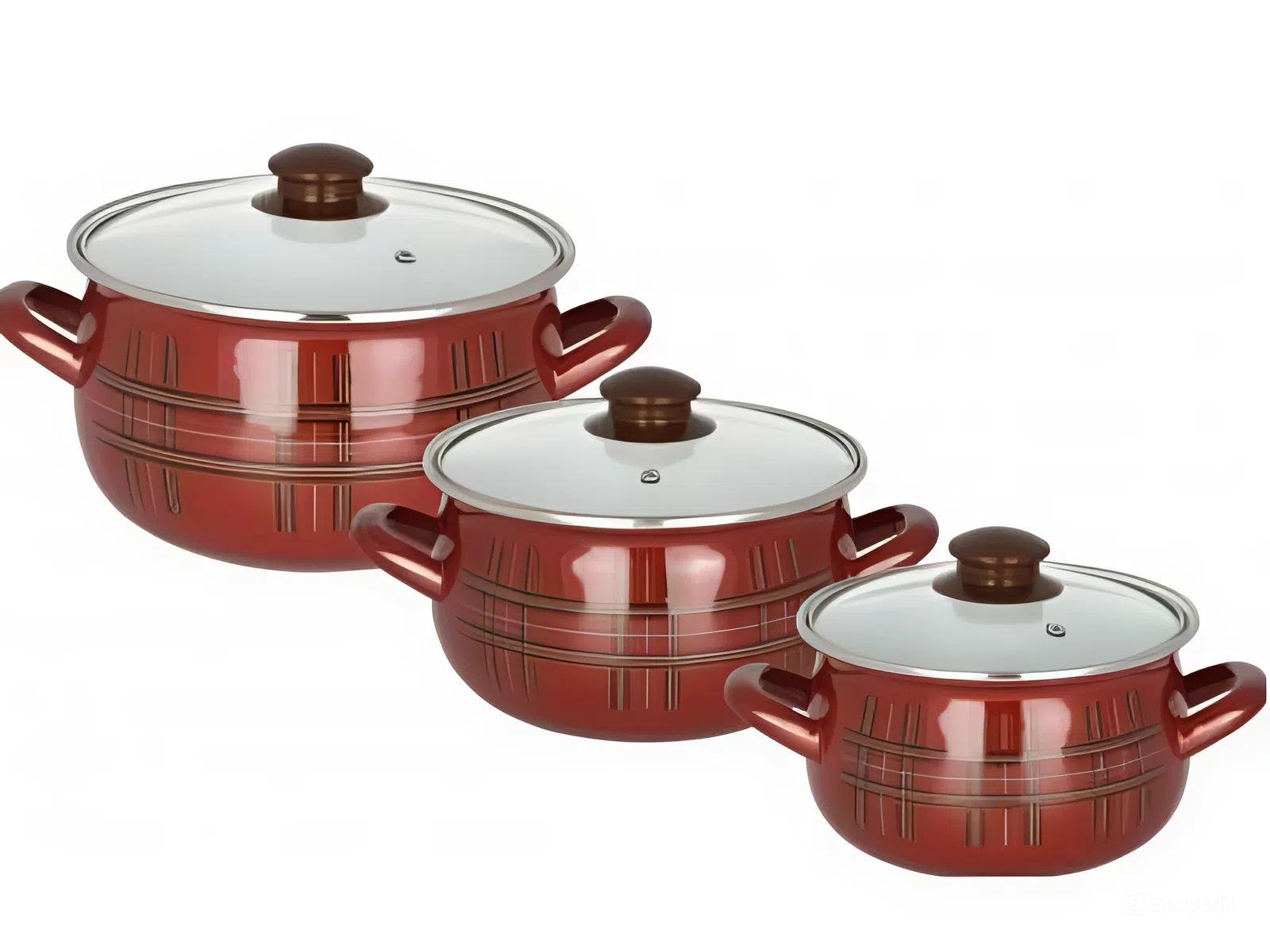 Набір каструль Idilia Шотландка 3 шт. (1530)