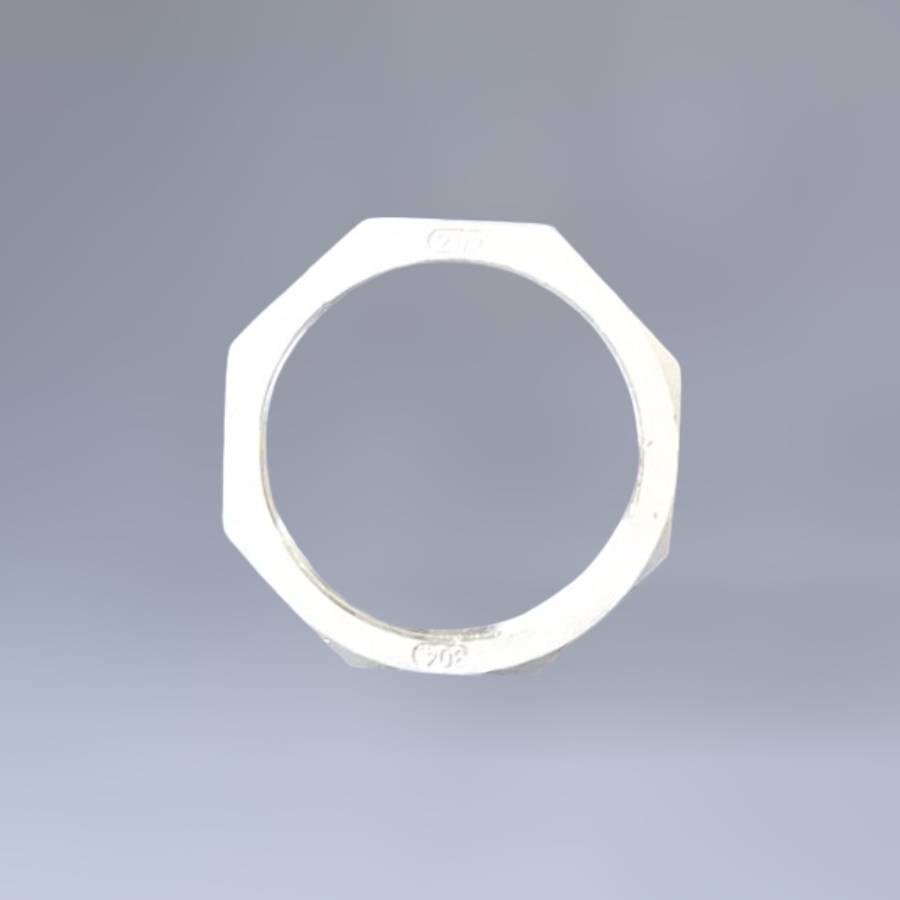 Контргайка муфтовая нержавеющая Ду65 2"1/2 н/ж сталь AISI304 резьба BSPP G2.5" Class 150 (PN20) - фото 3 Контргайка муфтовая нержавеющая Ду65 2"1/2 н/ж сталь AISI304 резьба BSPP G2.5" Class 150 (PN20) - фото 3