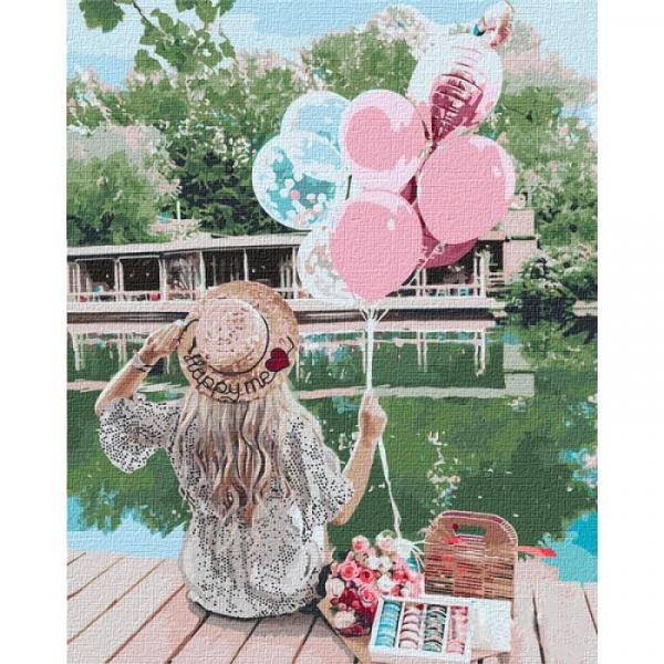 Набор для росписи по номерам Идейка Уикенд за городом 40х50 см (КНО4779-mt)