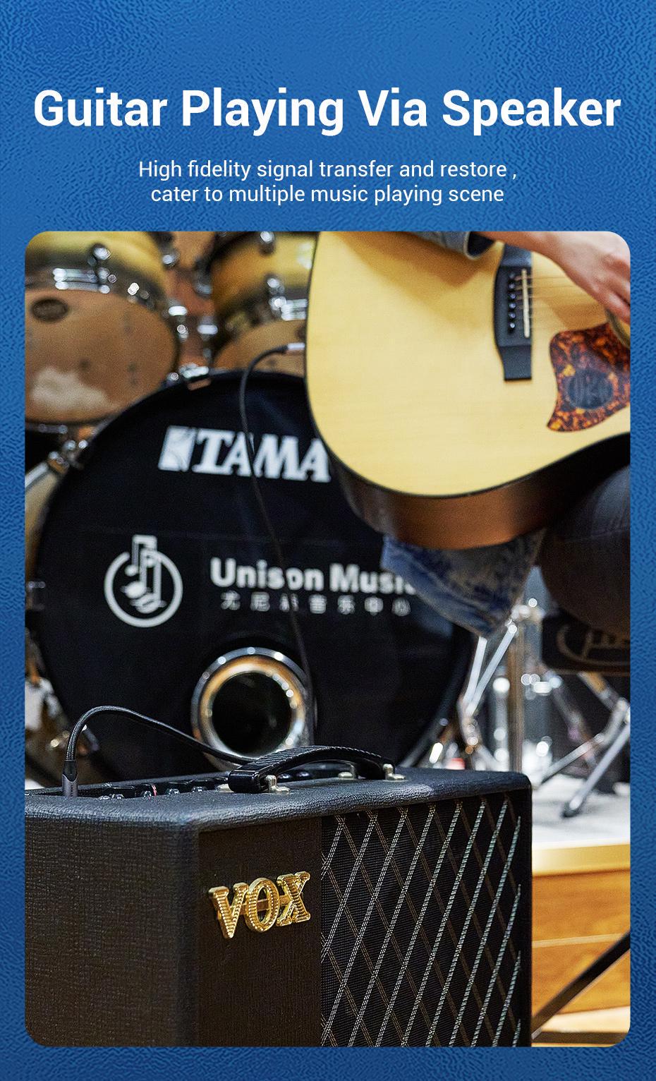 Кабель Vention 6.5 мм Jack-6.5 мм Jack HiFi Аудіо 6.35 мм AUX TS нейлонове обплетення 0,5 м Чорний (BASHD) - фото 7 Кабель Vention 6.5 мм Jack-6.5 мм Jack HiFi Аудіо 6.35 мм AUX TS нейлонове обплетення 0,5 м Чорний (BASHD) - фото 7