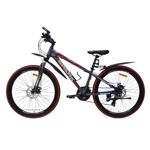 Велосипед Spark Tracker 26" алюминиевая рама 13" Жемчужный темно-графитовый (000197978)