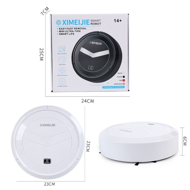 Пылесос смарт Vacum Cleaner Smart Robot XIMEI аккумуляторный от USB - фото 6