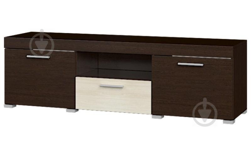 Тумба под телевизор Эверест Британия-150 венге дуб молочный