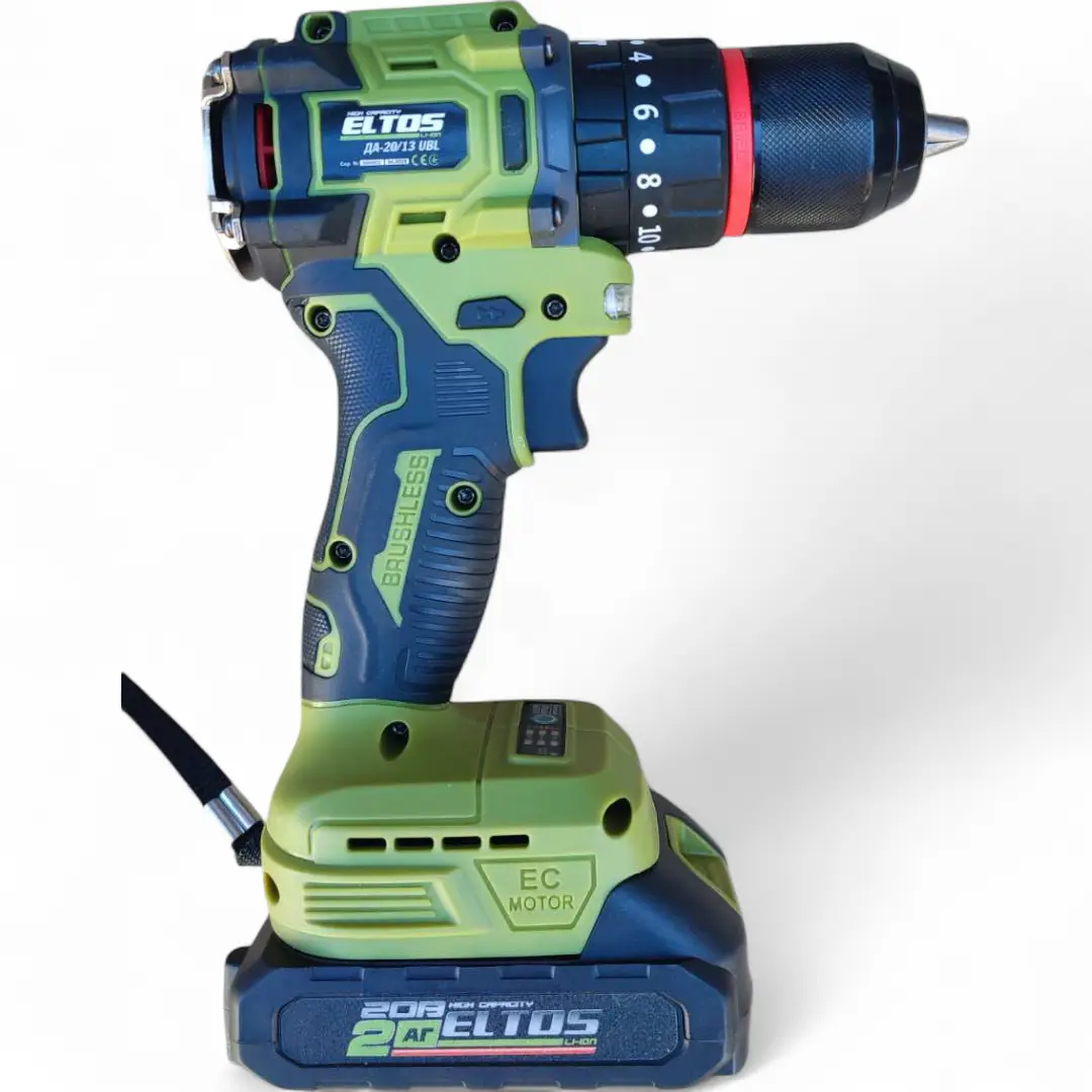 Шуруповерт аккумуляторный ELTOS ДА-20/13 UBL (18629445) - фото 5 Шуруповерт аккумуляторный ELTOS ДА-20/13 UBL (18629445) - фото 5