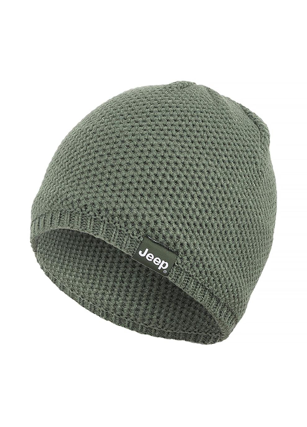 Шапка чоловіча JEEP TRICOT HAT J22W One size Хакі (O102599-E845) - фото 1