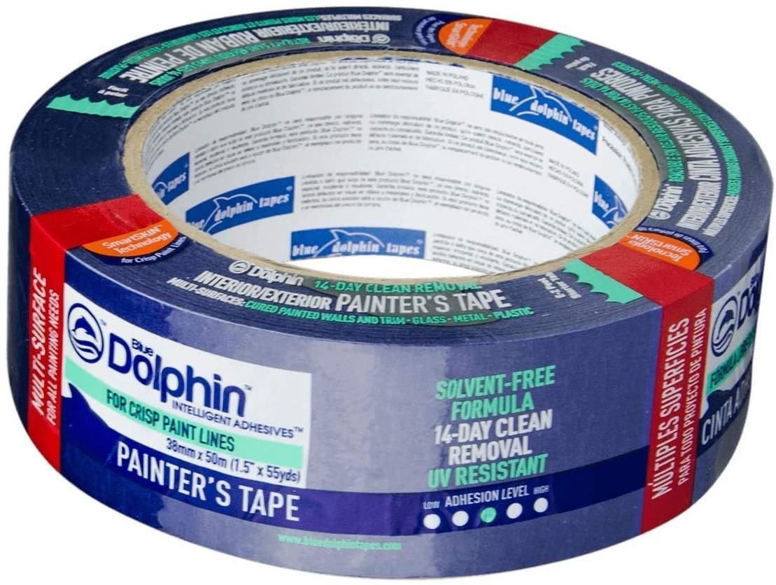 Скотч малярный Blue Dolphin 01-1-05 14 дней 30 мм 50 м