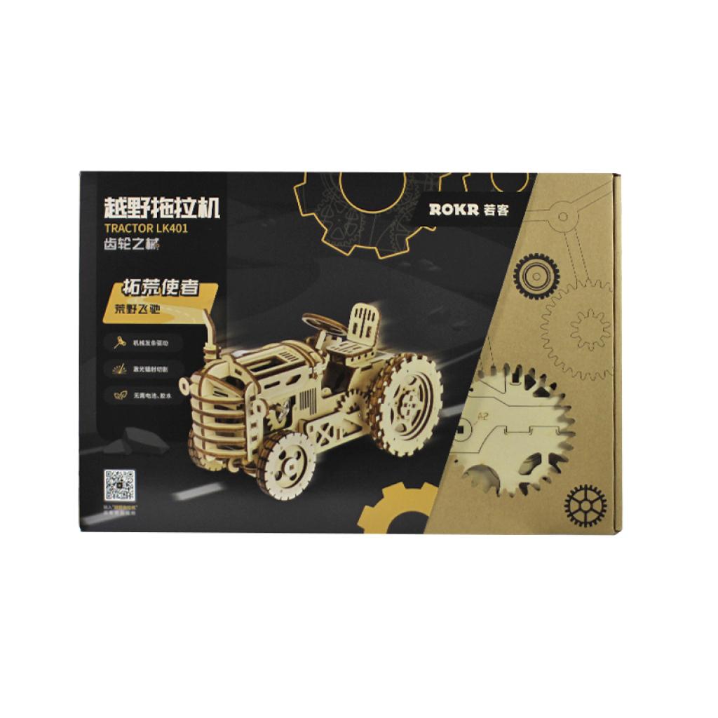 Конструктор деревянный 3D Robotime LK401 Трактор для детей подростков (1378425) - фото 5 Конструктор деревянный 3D Robotime LK401 Трактор для детей подростков (1378425) - фото 5