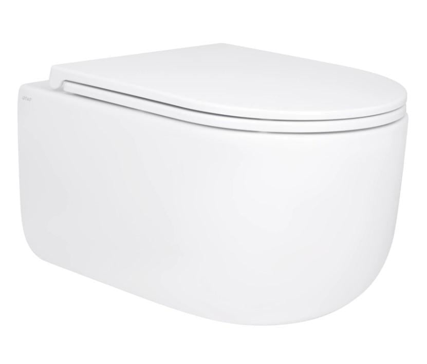 Унитаз подвесной Qtap Taurus Ultra Quiet с сиденьем Slim Duroplast/Soft-close/Quick Release (QT2433084EUQW)