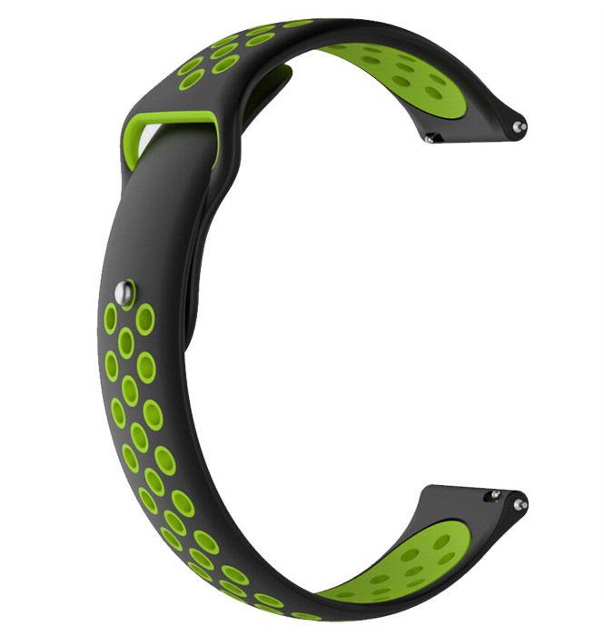 Спортивный ремешок Primo Perfor Sport для часов Samsung Galaxy Watch 42 мм SM-R810 Black/Green (1001753732)