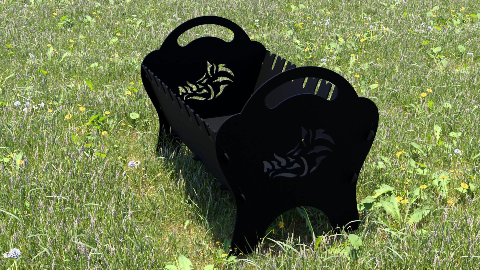 Мангал розбірний Loft-Craft Вепр (GD002) - фото 2 Мангал розбірний Loft-Craft Вепр (GD002) - фото 2