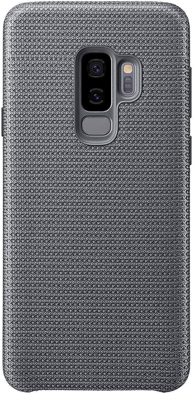 Фирменный противоударный чехол для Samsung Galaxy S9+ Plus Hyperknit Cover Grey