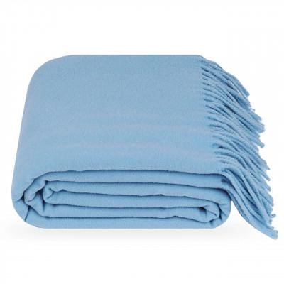 Плед Леон 140х200 см Голубой