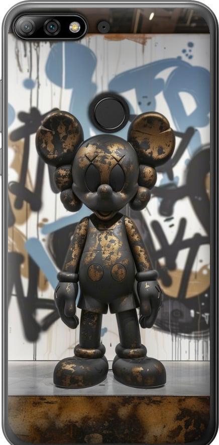 Чохол на Huawei Y7 Prime 2018 Bronze kaws v2 (6098u-1509-42517)