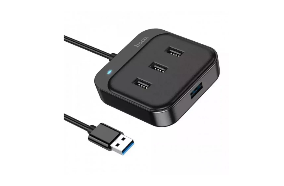 USB-хаб Hoco HB31 Easy 4в1 (34379-01_191) USB-хаб Hoco HB31 Easy 4в1 (34379-01_191)