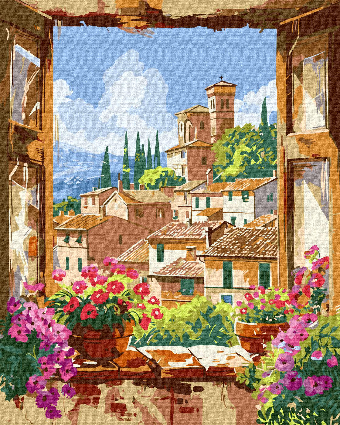 Картина по номерам Идейка Любимая Тоскана 40x50 см (Id-KHO6349)