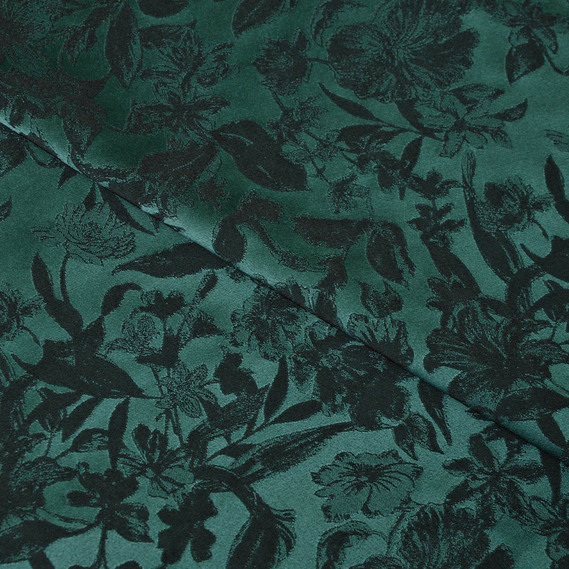 Ткань костюмная IDEIA Ирма жаккард 1,5 м Темно-зеленый (2200004147062)