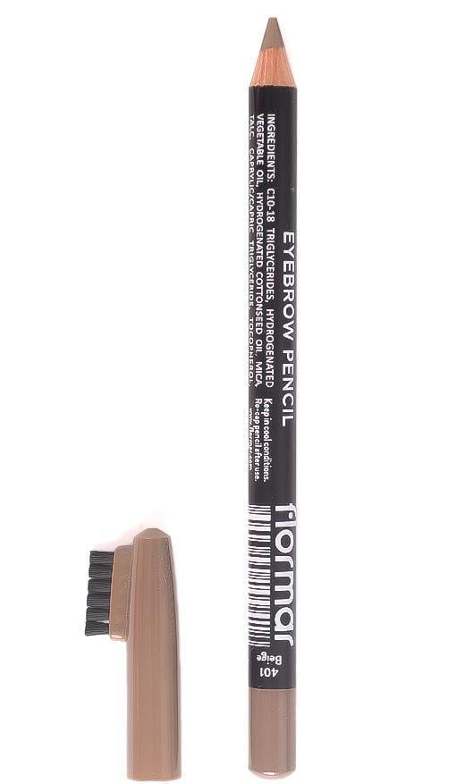 Карандаш для бровей Flormar №401 Светло-коричневый