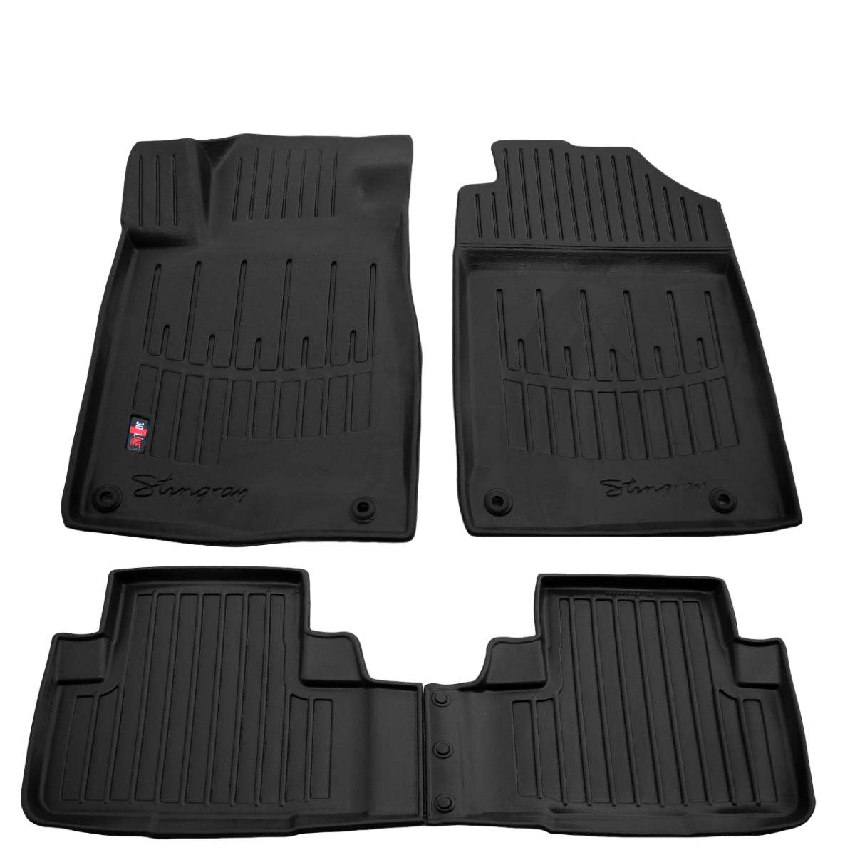 Коврики резиновые Stingray Honda CR-V 2012-2016 с бортом ТЕП 4 шт. Черный (5008024) Коврики резиновые Stingray Honda CR-V 2012-2016 с бортом ТЕП 4 шт. Черный (5008024)