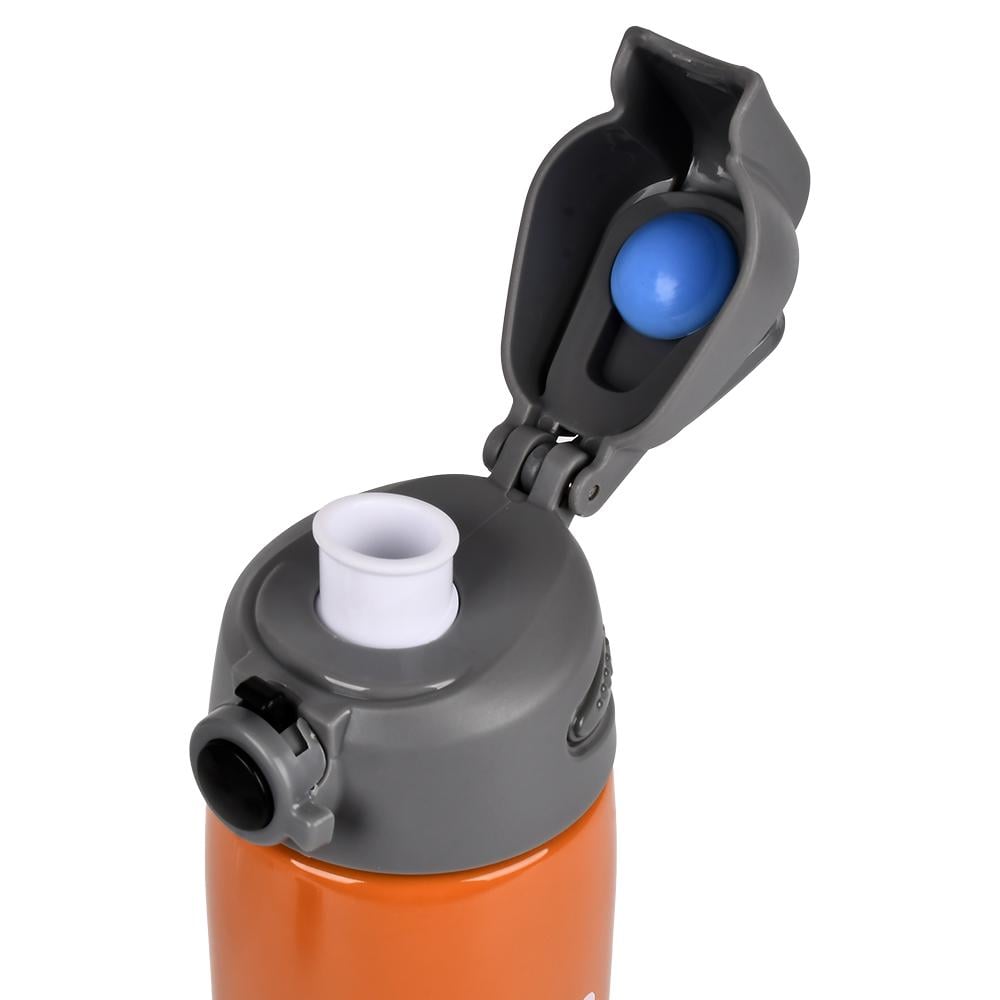 Термос-напувалка Sports Fashion 800 мл Оранжево-сірий (MT-3892-0.8) - фото 2