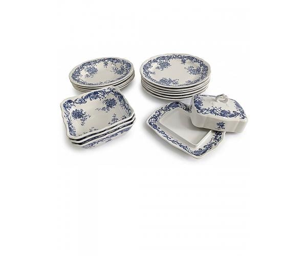 Столовый набор Villeroy & Boch Valeria роспись Синий