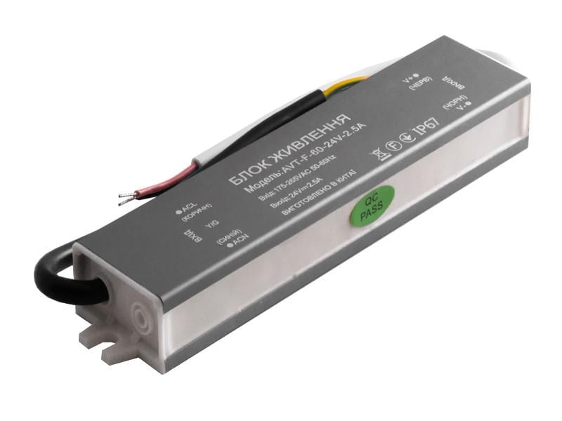 Блок питания 24 В 60 Вт IP67 (3579)