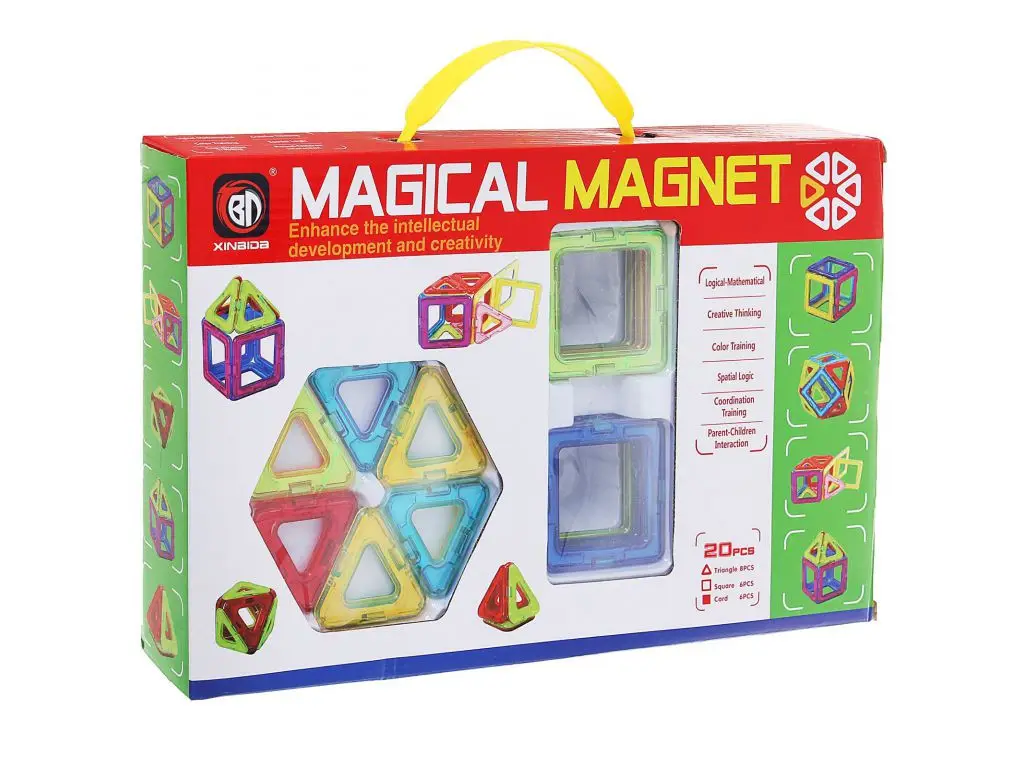 Конструктор магнитный Magical Magnet 20 деталей (MS-12277)