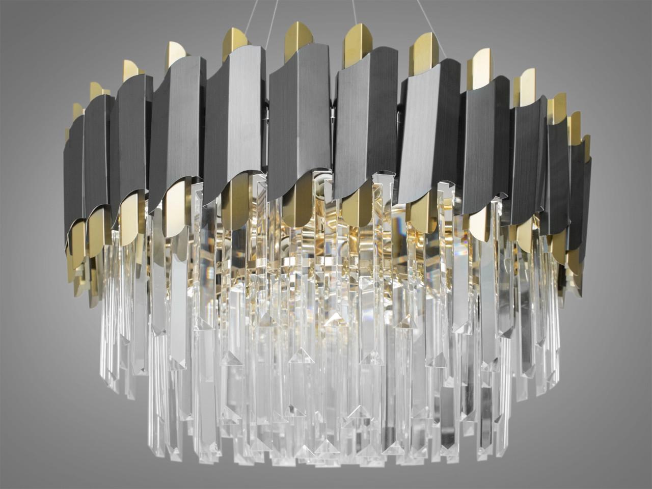 Люстра хрустальная 82209/600G+BK (2437593607)