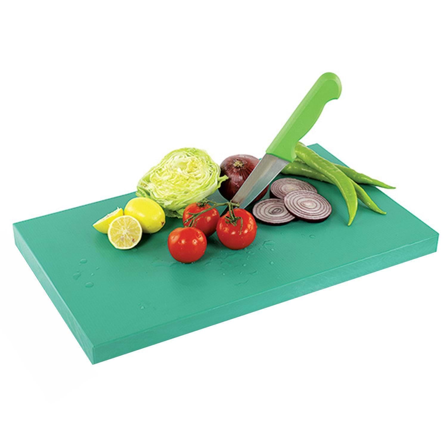 Доска разделочная Yelkar Plastik острые края HACCP YP 1303 300х400х20 мм Green