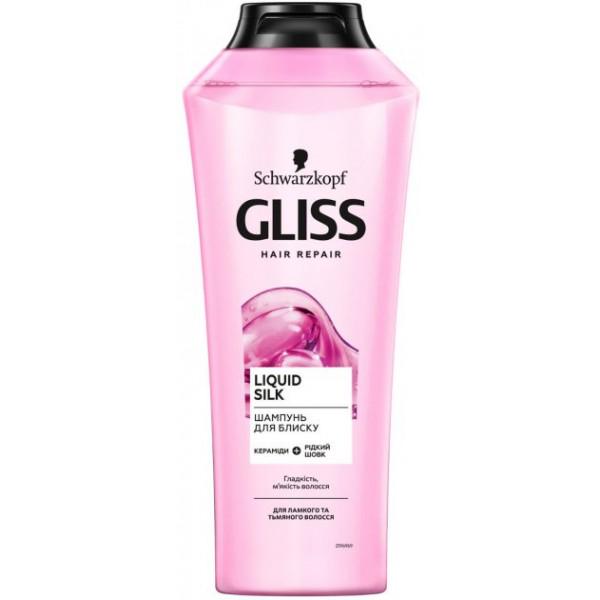 Шампунь для блиску GLISS Liquid Silk для ламкого та тьмяного волосся 400 мл - фото 1