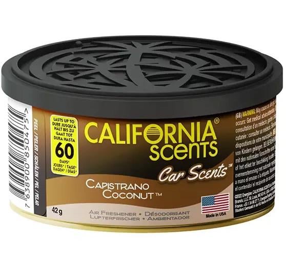 Ароматизатор автомобильный в баночке California Scents Capistrano Coconut