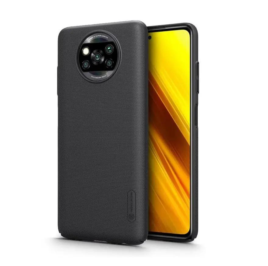 Чохол бампер Nillkin Super Frosted Shield для Xiaomi Poco X3 / Poco X3 NFC Black